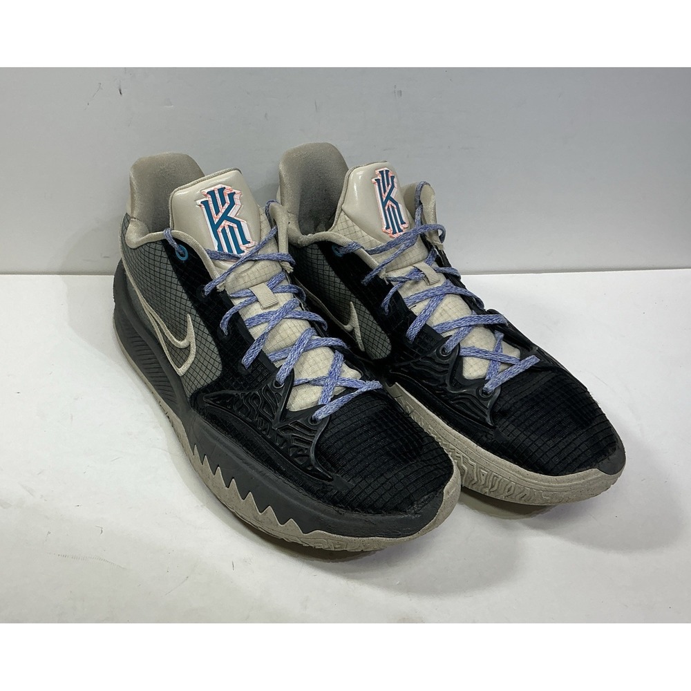 Nike Kyrie Low 4 Mens Size 13 Black Gray Blue Athletic Basketball Shoes Sneakers